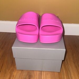 Balenciaga Bold Pink Slides